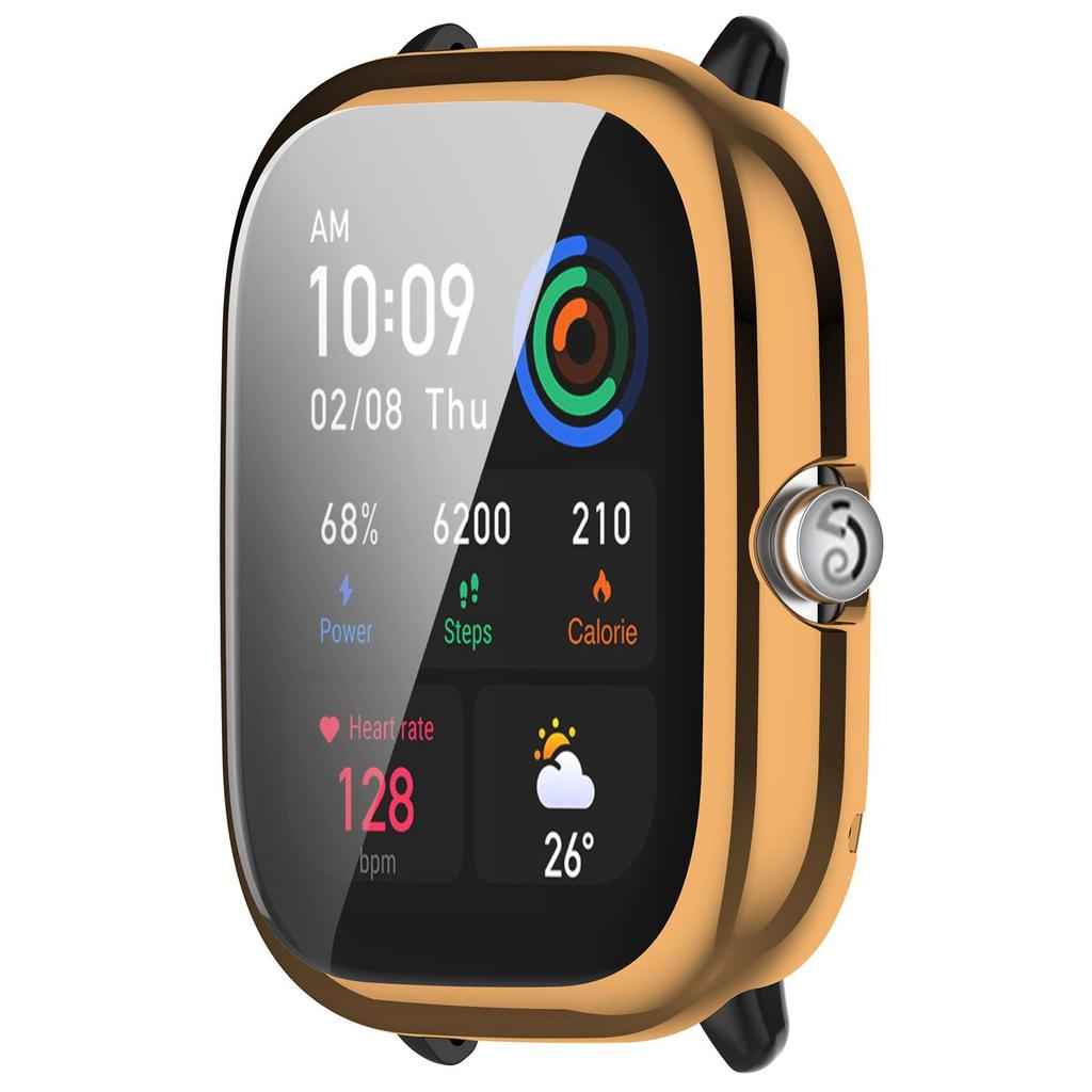 Гальванический защитный чехол из ТПУ для Huami Amazfit GTS 4 Mini, полноэкранный защитный чехол, бампер, чехол