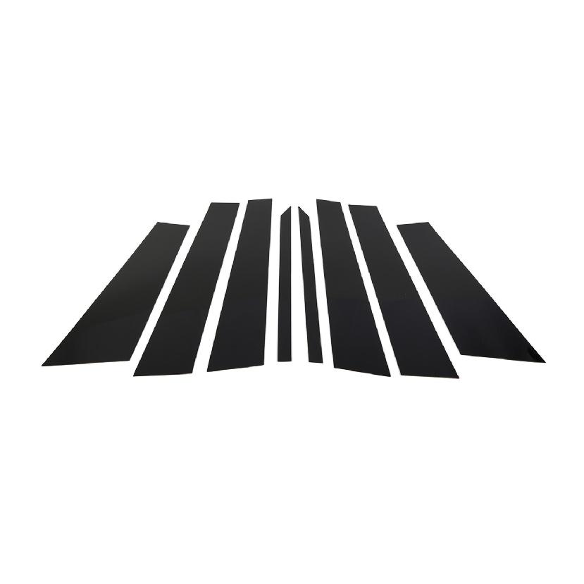 Car Window Center Pillar Posts Cover Sticker Trim for Jeep Renegade 2016 2017 2018    2022 2023 Exterior