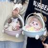 Cute Baby Cradle Shape Doll Baby Bed Lidded Dust-proof Dolls Accessories Storage Container Multifunctional for Labubu