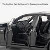 Scale 1:32 320i XM Car Model Toy Pull Back Sound Light Doors Opened High Simulation Miniature Models Educational Toys Gifts