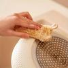 Набор из 5 натуральных мочалок-губок для мытья посуды, кастрюль и удаления жирных пятен – Кухонная мочалка