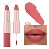 12-color Matte Velvet Lip Gloss Waterproof and Long-lasting Liquid Lipstick Non-stick To Cups Lip Color Pigment Cosmetic Lipstick and Lip Gloss In One
