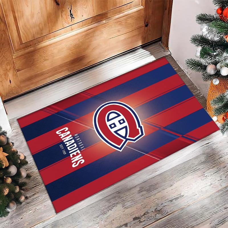 Кристальный бархатный ковер Montreal Canadiens Мягкий Анти?Нескользящий коврик для пола, удобный ковер для декора гостиной, спальни в доме