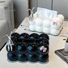 Tissue Box Storage Holder Large Capacity Spring Design Easy To Use Luxury Home Tissue Paper Organizer Desktop Decor