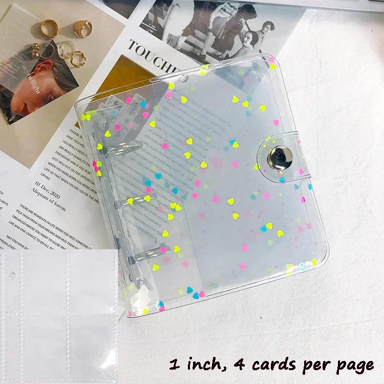 Фотоальбом на 100/200 карманов, 3/5 дюйма, лазерный фотоальбом, держатель для визиток, держатель для фотокарточек в виде звезды, мини-альбом Instax