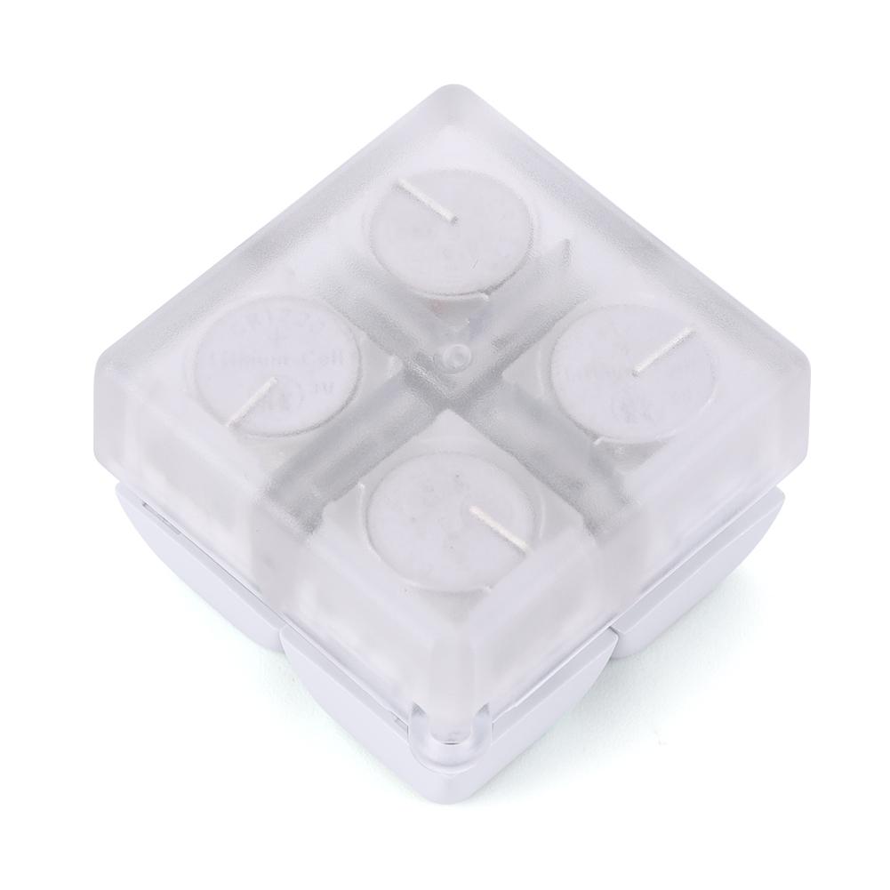 Брелок-клавиатура Fidget с 4 клавишами и светодиодной подсветкой(Белый B Стиль)