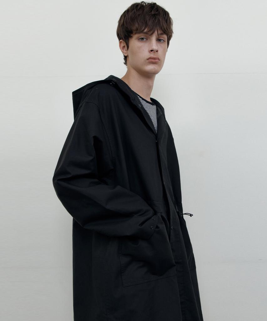 WEDNESDAY OASIS [Atelier Edition] Hayes String Hooded Field Jacket_Black(Wcb6Ot01)