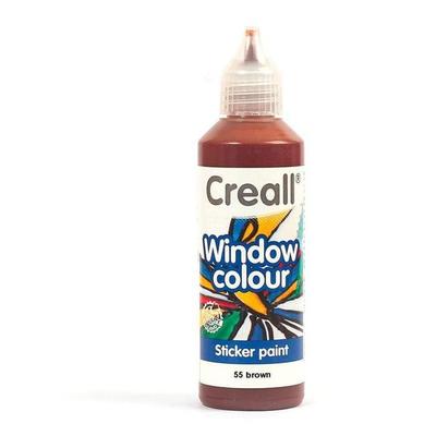 Перекрашиваемая краска для стекол Creall Glass 80 мл - коричневая
