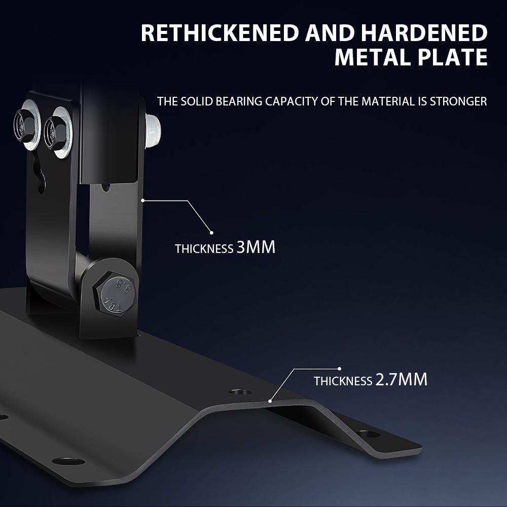 1 Pair Speaker Wall Mounts Brackets Speaker Stands Support Up To 110lbs All Metal Thickened