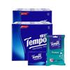 Набор Tempo Mini: 4-слойные салфетки для лица и влажные салфетки