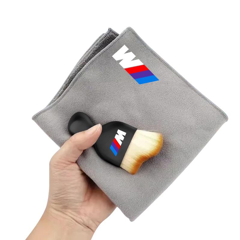 Мягкая щетка для чистки салона автомобиля, моющее полотенце, салфетка из микрофибры для чистки для BMW E36 F30 F30 F10 E92 E34 E46 E39 E38 E90 E60