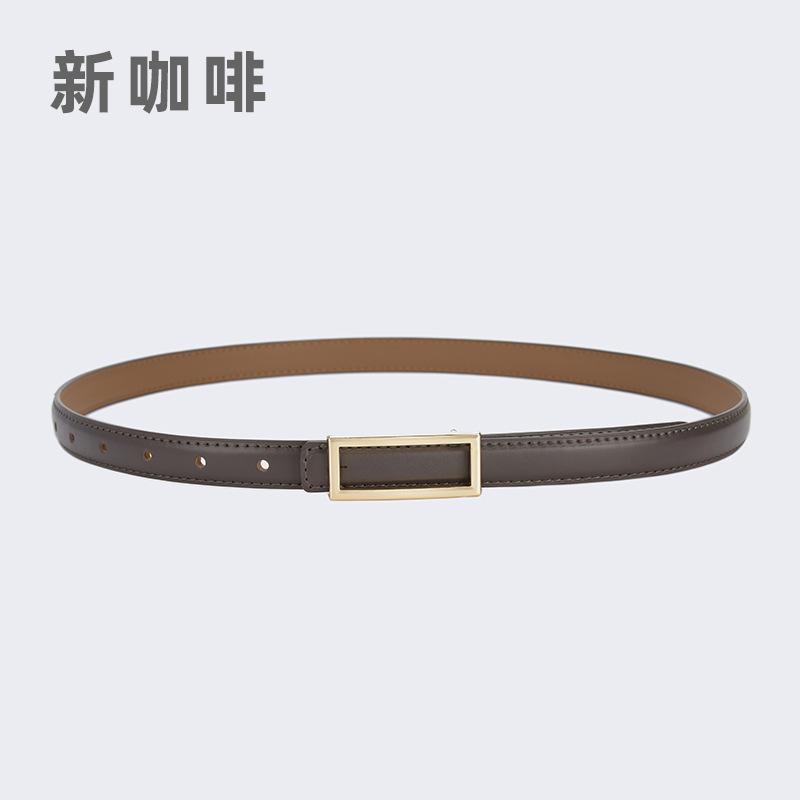 Четыре сезона в наличии новый тонкий пояс для женской юбки кожаный маленький пояс простой подходящий декоративный пояс для студента женский