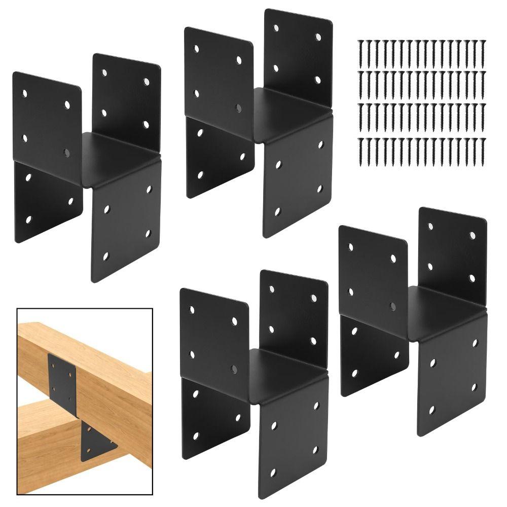 Наборы пергол повышенной прочности Соединитель балок, устойчивый к коррозии Каркас поддержки Кронштейны для перголы Верхняя балка