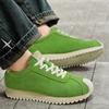 2025 Бренд Замшевые Повседневные Кроссовки Мужские Дизайнерские Зеленые Мужские Кроссовки Спортивные Удобные Ретро Кроссовки Мужские zapatillas de hombre