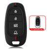 Чехол для автомобильного ключа с кнопками 4, 5, 7, 8 для Hyundai Santa Fe Tucson 2022 NEXO NX4 Ioniq 5 Atos Prime Solaris 2021 Аксессуары