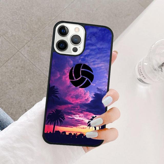 Спортивная Любовь Волейбол Чехол для Телефона Для iPhone 17 Air 15 16 14 13 12 Pro Max 11 Pro Max Plus Coque Shell
