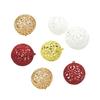 6 шт. Блестящий полый елочный шар 55 мм Небьющиеся декоративные шары для украшения елки