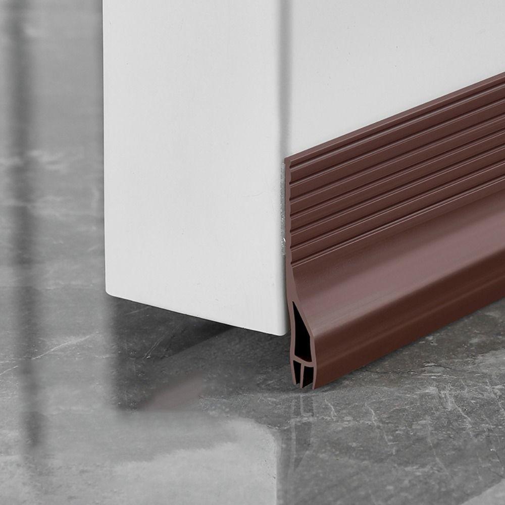 Arbitrary Tailoring Windproof Door Bottom Seal Strip SoundProof Dustproof Door Gap Baffle Soft TPE Waterproof Seal Strip Hotel