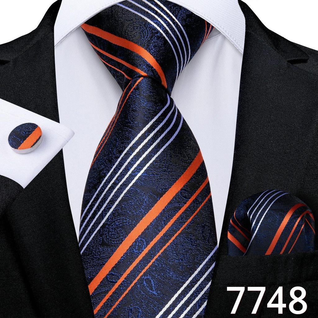 Dibangu Мужской галстук, карманный квадратный набор запонок для свадебной деловой вечеринки