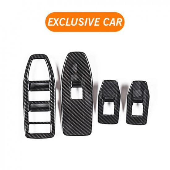 Car Door Window Lift Switch Button Panel Cover 4Pcs For BMW X1 / IX1 -2025