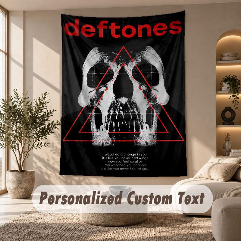 Wall Hanging Tapestry Art Cloth Bedroom Room Background DecorDeftones