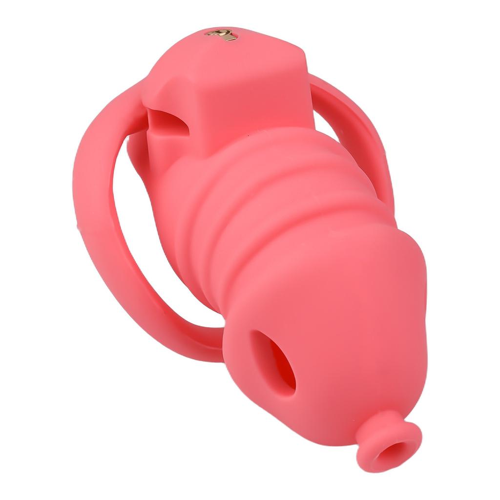 Soft Silicone Chastity Lock Male Penis CB Lock Gay Cuckold Adult Sex Toys BDSM Cock Ring 18+