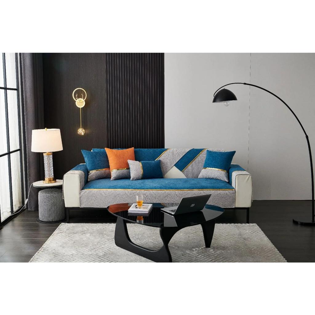 Роскошный чехол для дивана из шенилла Nordic Four Seasons Universal Anti-slip для дивана, подушка для украшения гостиной, чехол для диванного полотенца