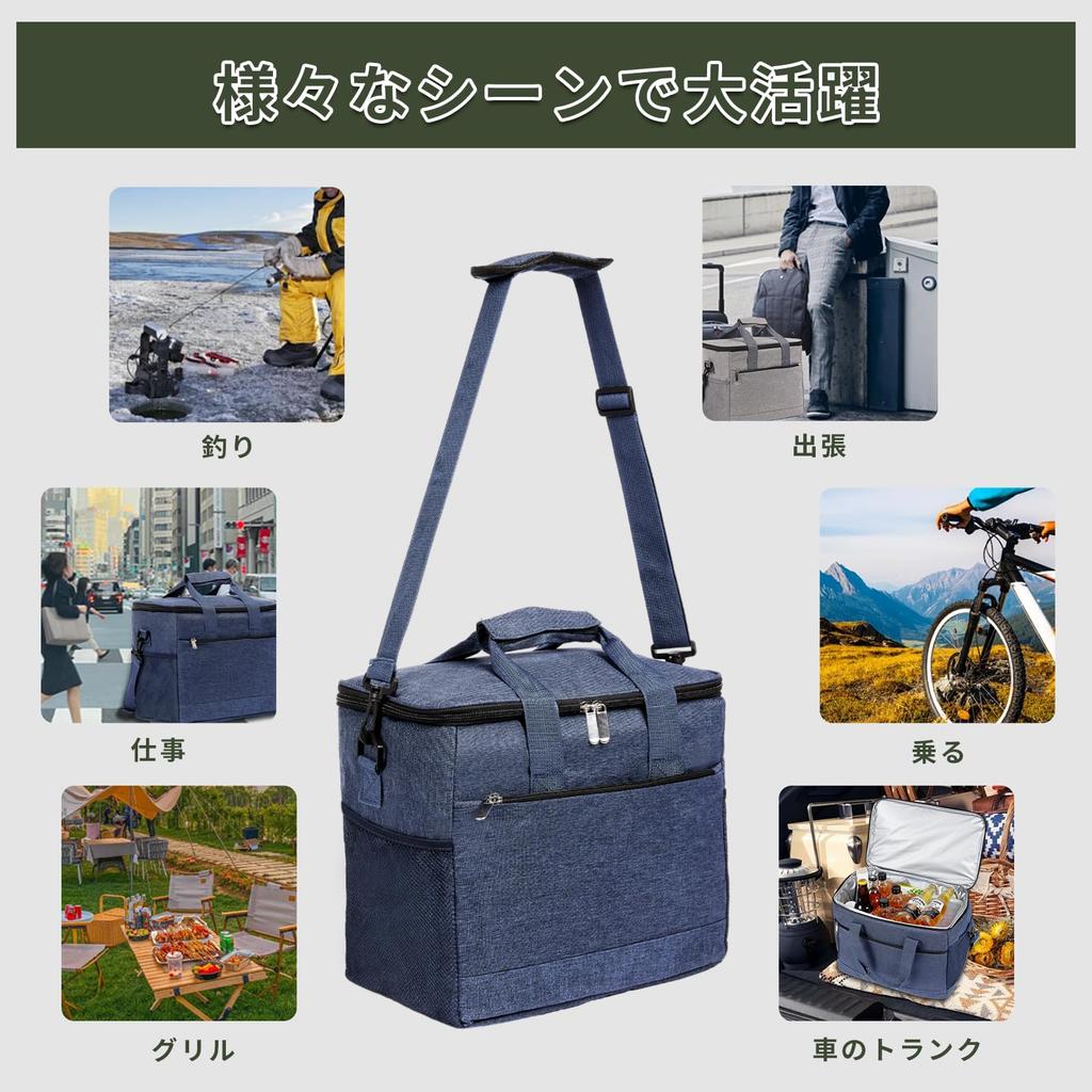 Sobtb Cooler Холодная теплоизоляция Большой 33L Cooler 3 слоя утечки Мягкий охладитель износа хранения плеча Мягкий стильный холодильник сумка для различных вишен