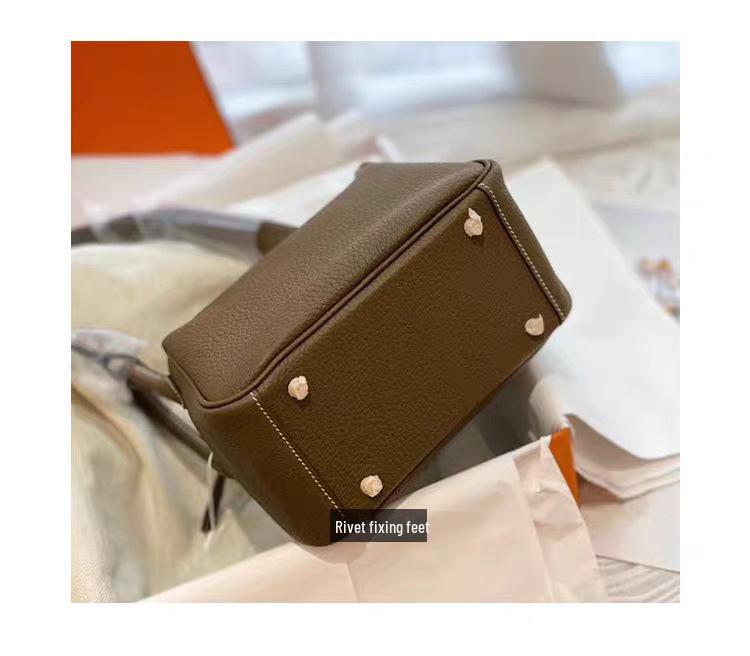 Мини-сумка Lindy 2025: Женская сумка через плечо и через плечо из коровьей кожи First Layer Lychee