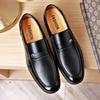 Модные заостренные британские деловые формальные кожаные туфли с выемками для мужчин весна-лето корейская версия модные мужские туфли большого размера