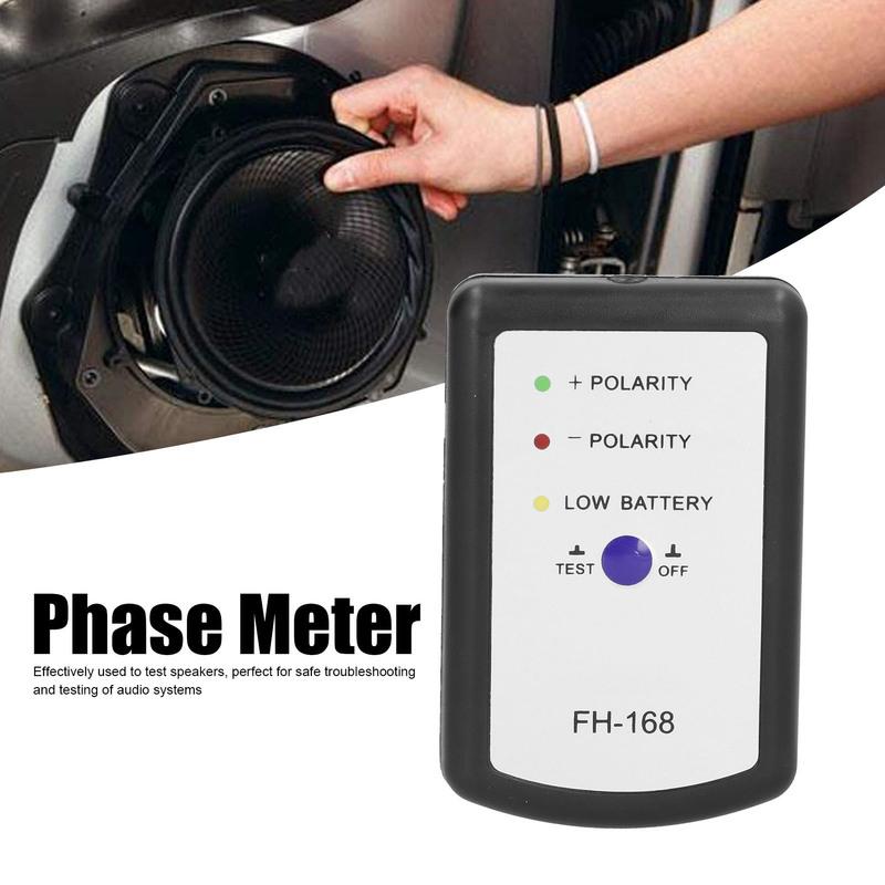 ZK20 Phase Tester Audio Speaker Horn Positive Negative Polarity PH Phasemeter for Auto