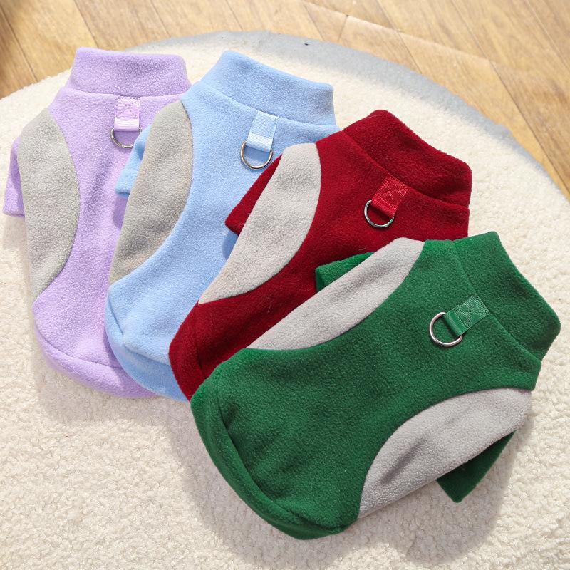 Autumn and Winter Dog Clothing, Cat Shirts, Pet Base Shirts, Cat Clothes, Dog Supplies, Fleece Sports