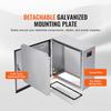 VEVOR NEMA Stainless Steel Enclosure, 300 x 300 x 200 mm NEMA 4X Steel Electrical Box, IP66 Waterproof & Dustproof