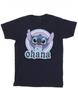 Girls Lilo And Stitch Ohana Circle Cotton T-Shirt