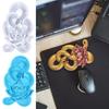 Креативная силиконовая форма Лотос Змея Для эпоксидной смолы DIY Кристальная форма из эпоксидной смолы Животное Форма Ручная форма для заливки смолой