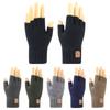 Leather Label Antler Men Wool Mittens Half-finger Gloves Female Gloves Knitted Cashmere Gloves