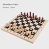 Foldable Wooden Magnetic Chess Set - High Quality International Design