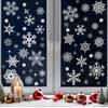 9 шт./лот Рождественская снежинка настенная наклейка новая Рождественская снежинка стеклянная настенная наклейка украшение на стену декор комнаты