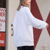 Li Ning однотонный повседневный свитер с круглым вырезом женский свитер белый AMBR062-1