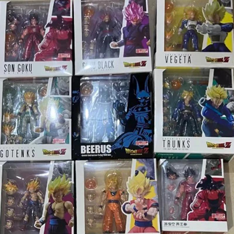 New Hot Dragon Ball Collection: Wukong Realm King Fist Vs. Rustrans Super Saiyan Handheld Ornament Collection Gift For Kids