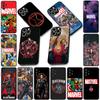 Чехол для телефона с принтом комиксов Marvel Черная Вдова для Apple iPhone 17 16 14 15 Pro Max Plus 15+ 16E XR ProMax Air 16+ Мягкий чехол