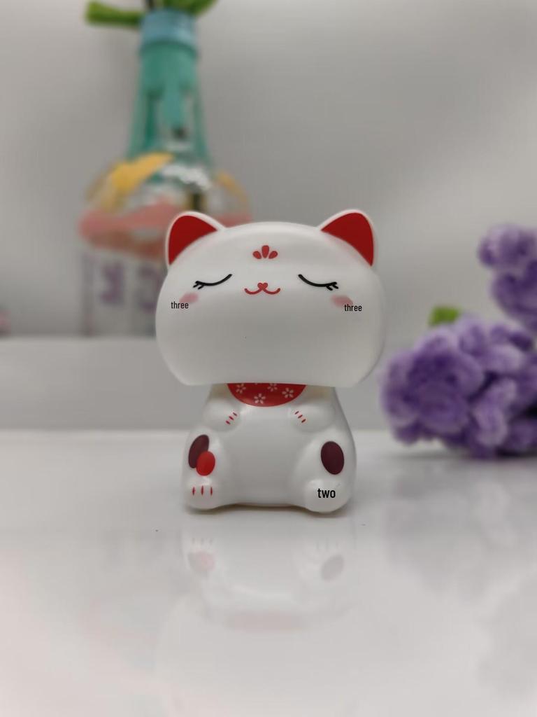 Фигурка Машущего Кота на солнечной батарее - Креативное украшение и уникальный подарок