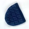 FENDI FXQ798 beanie hat knit hat knit cap Zucca logo  Knit hat Cashmere Navy