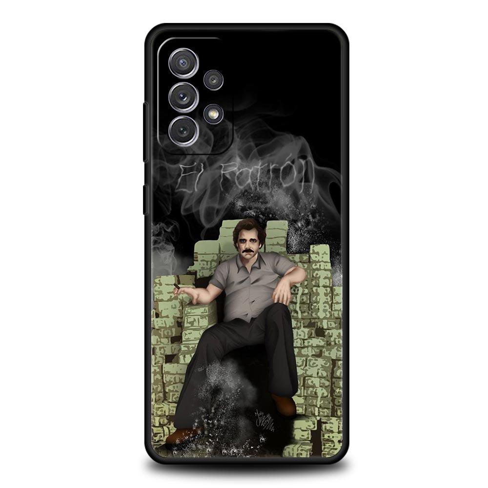 Narcos TV Series Pablo Escobar Case for Samsung A51 A71 A21S A12 A15 A25 A31 A41 A52 A32 A23 A33 A53 A73 A03S A05S A13 5G Cover