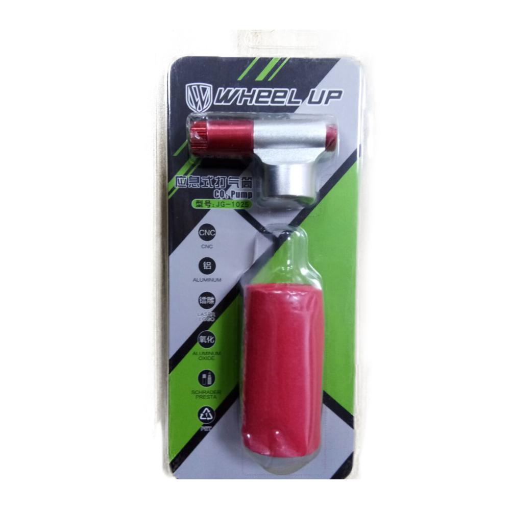 Mini Portable Bicycle Pump Nozzle CO2 Compact Pump Bicycle Mountain Bike Accessories
