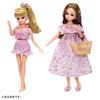 Takara Tomy Licca-chan Dress LW-16 Swimsuit & Resort Dress Set, Dress-up Play, Pretend Play Toy, Age