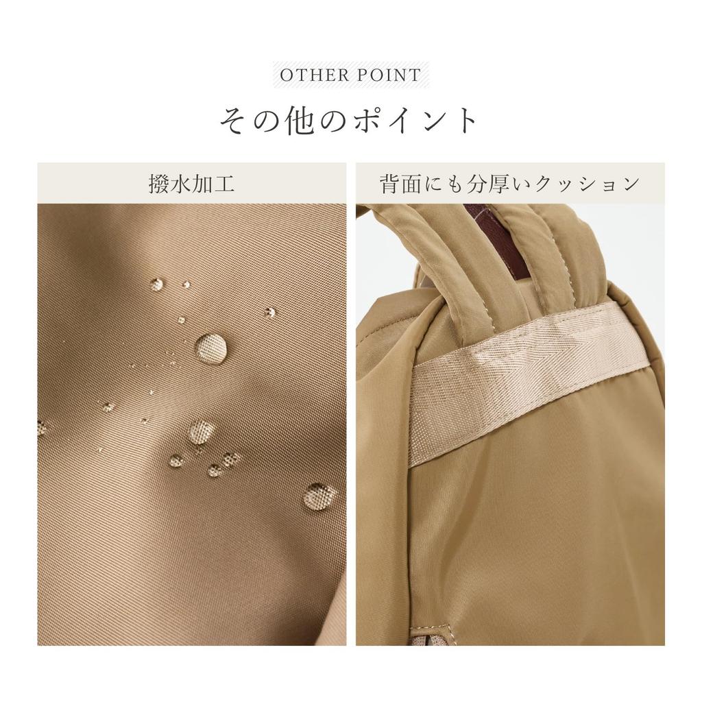 Mini Backpack A5 Water Storage Easy Shoulder Black [Legato Largo] Repellent/Multi LH-L0004Z Women's