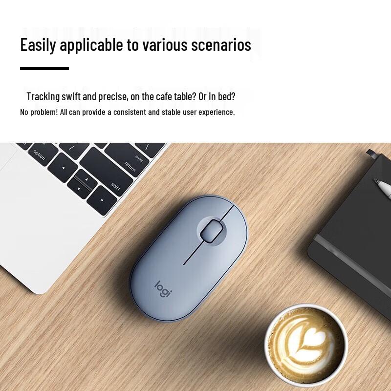 Logitech Беспроводная мышь Pebble M350 Silent