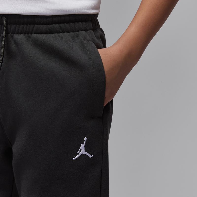 Jordan Детские вязаные спортивные штаны Brooklyn Fleece Удобные однотонные Детские штаны Серый Черный IO2275-050
