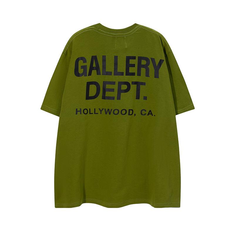 2022 summer new high street trend GALLERY DEPT letter logo printing simple and versatile short-sleeved T-shirt